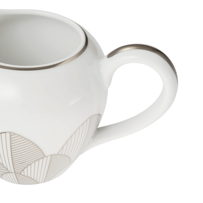 MALMAISON IMPÉRIALE Porcelain Cream Pitcher 25cl Platinum Finish