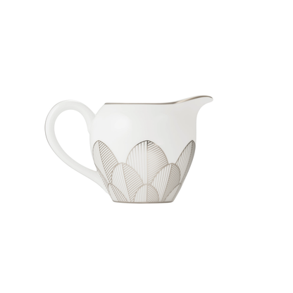 MALMAISON IMPÉRIALE Porcelain Cream Pitcher 25cl Platinum Finish