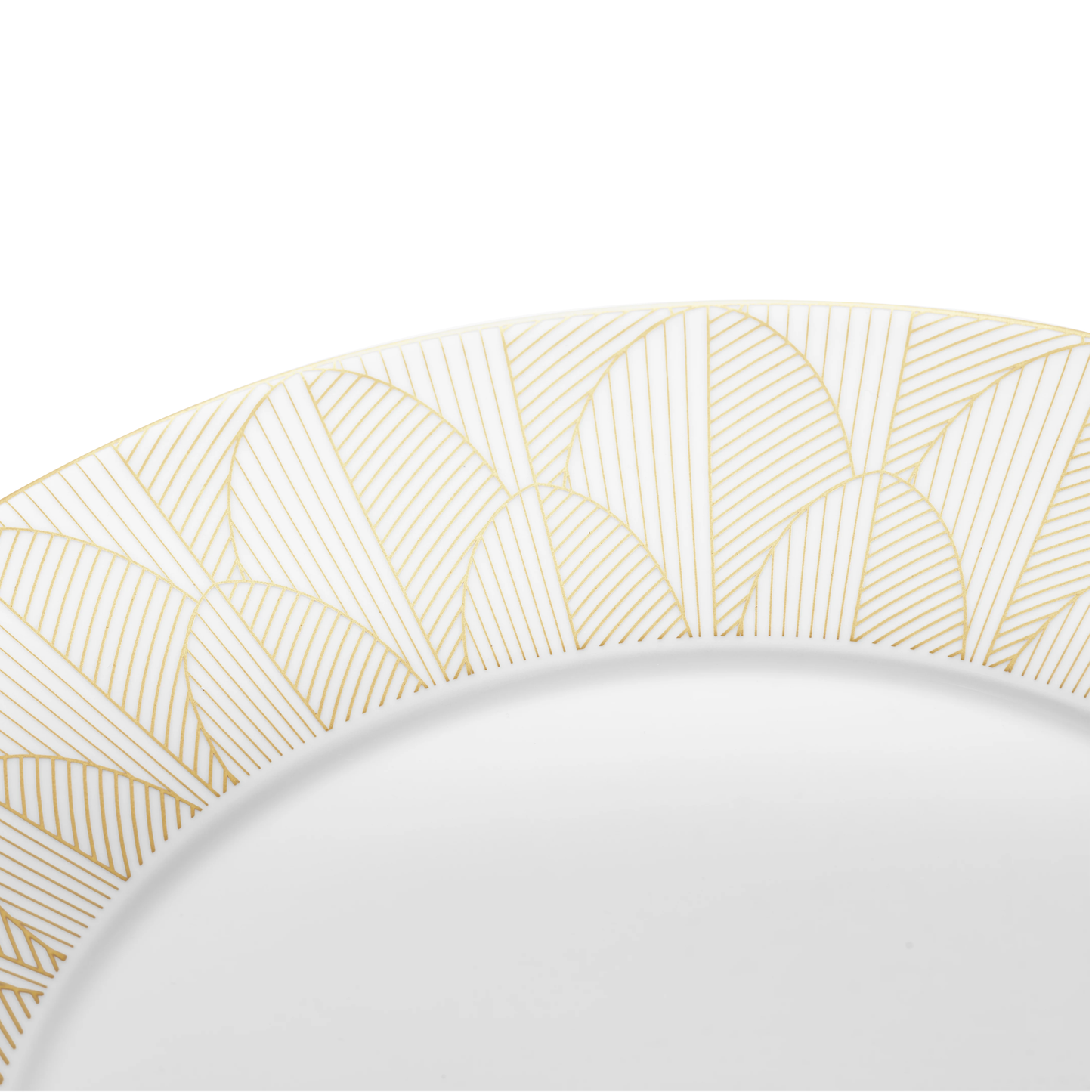 MALMAISON IMPÉRIALE Dinner Porcelain Plate Gold Finish