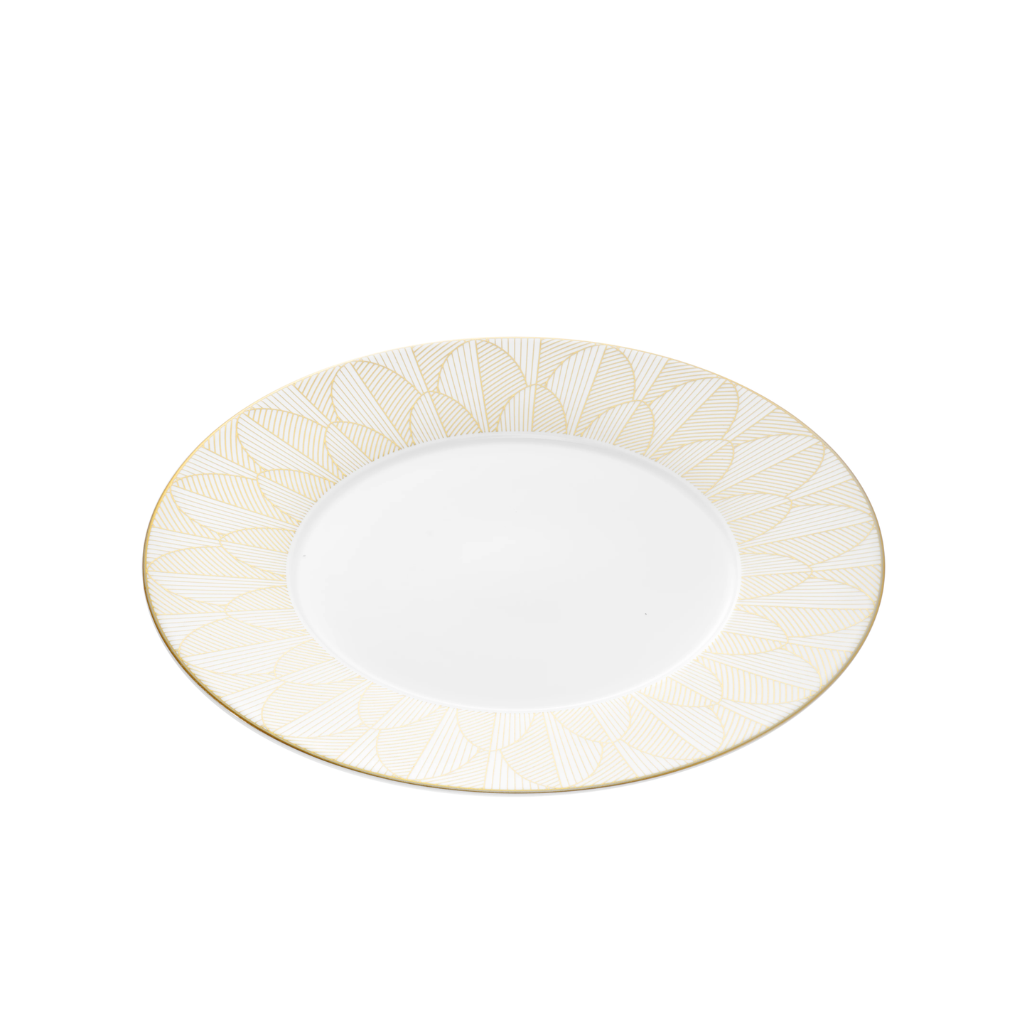 MALMAISON IMPÉRIALE Dinner Porcelain Plate Gold Finish