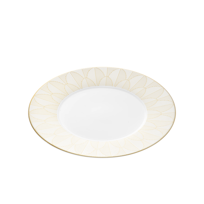 MALMAISON IMPÉRIALE Dinner Porcelain Plate Gold Finish