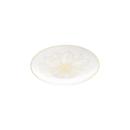 MALMAISON IMPÉRIALE Porcelain Bread Plate Gold Finish