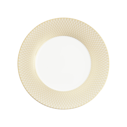 MALMAISON IMPÉRIALE Porcelain Underplate Gold Finish Bakhache Lifestyle Australia