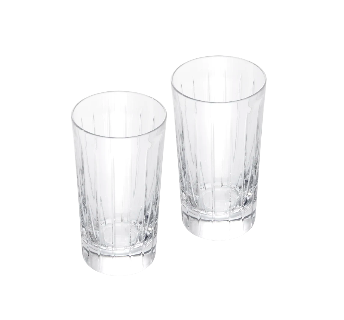 IRIANA Pair of Crystal Highball Glasses