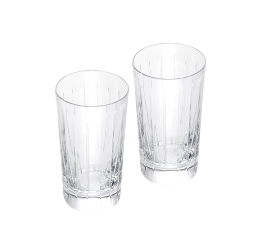 IRIANA Pair of Crystal Highball Glasses Bakhache Lifestyle Australia