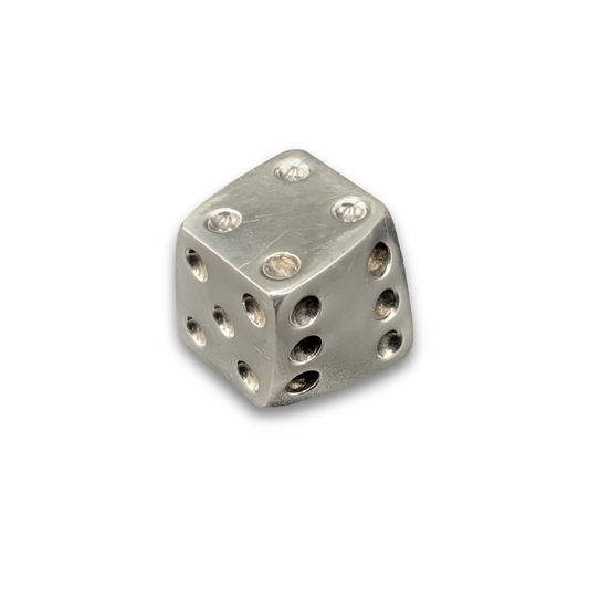 Silverplate Christofle dice paperweight Bakhache Lifestyle Australia