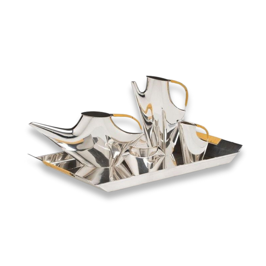 Christofle “Como” Tea & Coffee 5 Piece Set Bakhache Lifestyle Australia