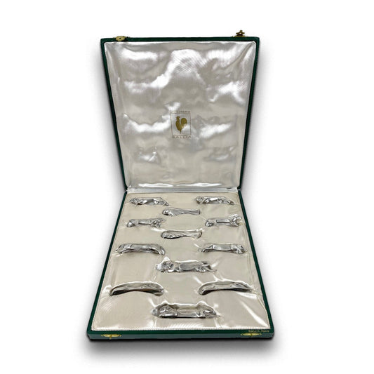Set of 12 Gallia by Christofle Animal Knife Stand Bakhache Lifestyle Australia