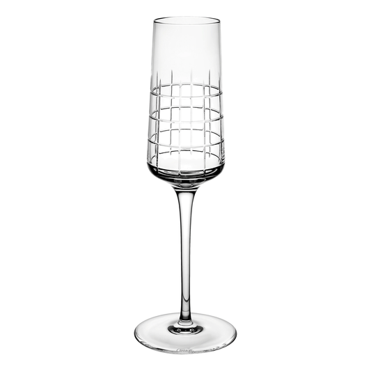 GRAPHIK Set of 2 Crystal Champagne Flutes Bakhache Lifestyle Australia