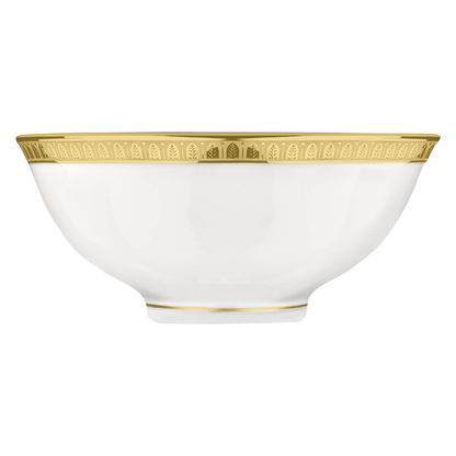 MALMAISON Porcelain Chinese Soup Bowl Gold finish