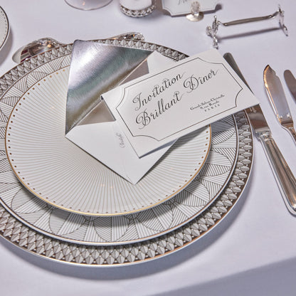 MALMAISON IMPÉRIALE Porcelain Dessert/Luncheon/Salad plate Gold Finish