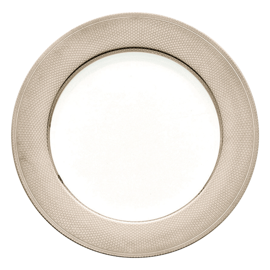 GUILLOCHÉ Platinum Porcelain Charger Bakhache Lifestyle Australia