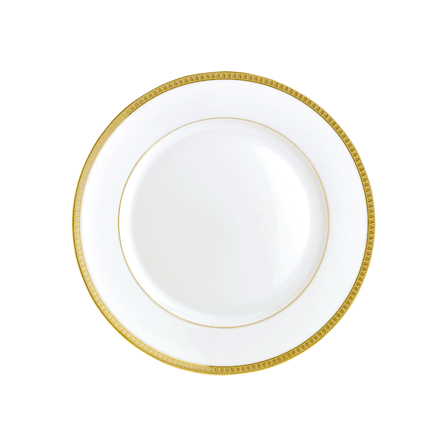 MALMAISON Gilded Porcelain Bread Plate