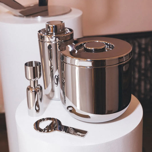 OH DE CHRISTOFLE Stainless Steel Insulated Ice Bucket Bakhache Lifestyle Australia